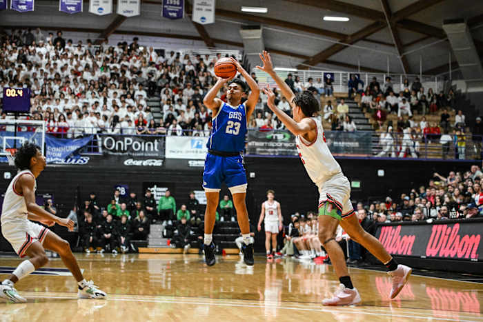 Lincoln Gresham 6A Oregon boys basketball quarterfinal Naji Saker -91
